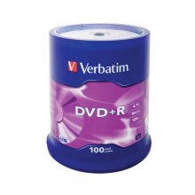 Verbatim DVD+R 16x 4.7GB Tarrina 100 Unds en PcComponentes