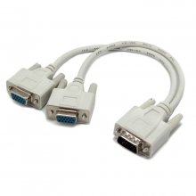 Cable Duplicador Pasivo VGA Macho a 2x VGA Hembra en PcComponentes