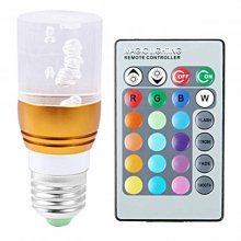Bombilla LED 3W Bubble RGB con Mando en PcComponentes