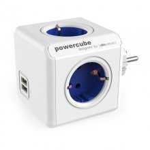 PowerCube Original USB 4 Tomas + 2 USB Azul en PcComponentes