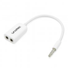Unotec Duplicador Audio Jack 3.5mm Blanco en PcComponentes