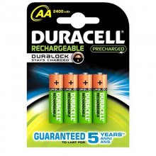 Duracell Pack 4 Pilas Recargables 2400mAh AA LR6 en PcComponentes