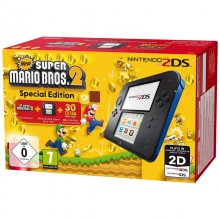 Nintendo 2DS Azul/Negra + Nuevo Super Mario 2 en PcComponentes