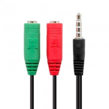 Adaptador Minijack a Auricular y Micrófono en PcComponentes