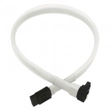 Nanoxia Cable SATA3 6Gb/s 30cm Acodado Blanco en PcComponentes