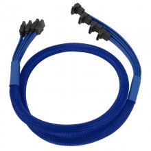 Nanoxia Cable 4 x SATA3 6Gb/s 85cm Acodado Azul en PcComponentes