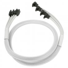 Nanoxia Cable 4 x SATA3 6Gb/s 85cm Acodado Blanco en PcComponentes