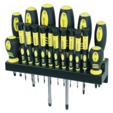 Mannesmann M11410 Kit 18 Destornilladores Con Soporte Pared en PcComponentes