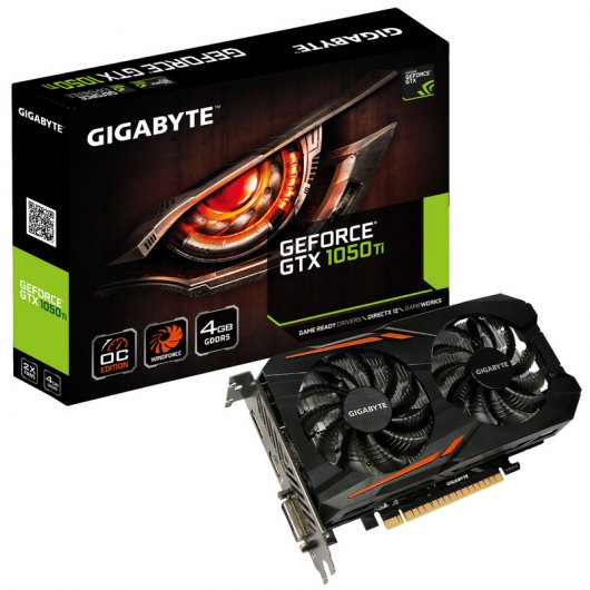 Gigabyte GeForce GTX 1050Ti OC 4GB GDDR5