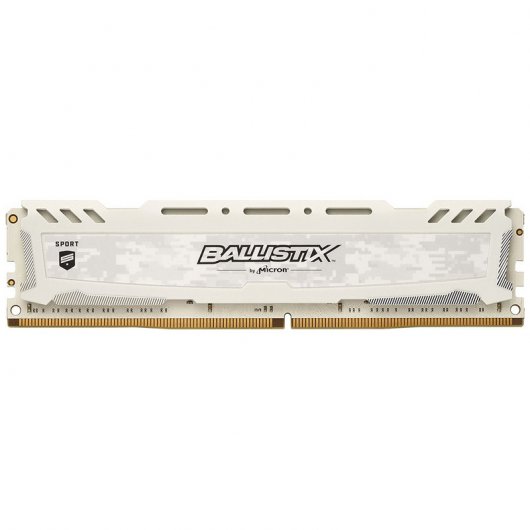 Crucial Ballistix Sport LT White DDR4 2400 PC4-19200 8GB CL16