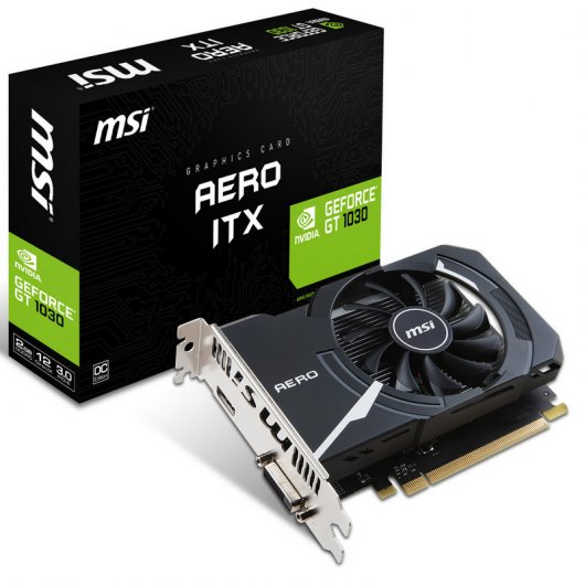 MSI GeForce GT 1030 AERO ITX 2G OC 2GB GDDR5