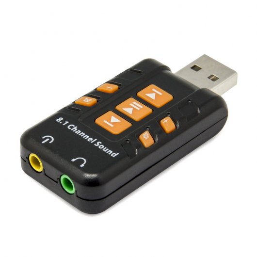 Tarjeta de Sonido 8.1 USB