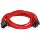 Phanteks CB8P Cable Extensión Placa Base 4+4 Pines Rojo