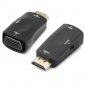 Unotec Adaptador HDMI a VGA con Audio Mini Size