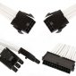 Phanteks Combo Pack Cables Extensión Placa Base 24P/8P/8V Pines Blanco