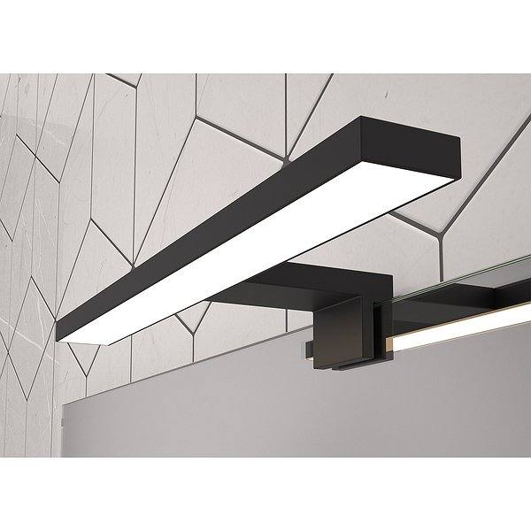 Aplique luz Led Vanesa 30 cm 5w 6000k luz fría negro