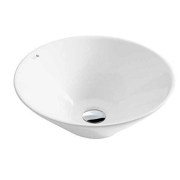 Lavabo Comillas 42 Ø x 15 cm sobre encimera cerámica de Bruntec