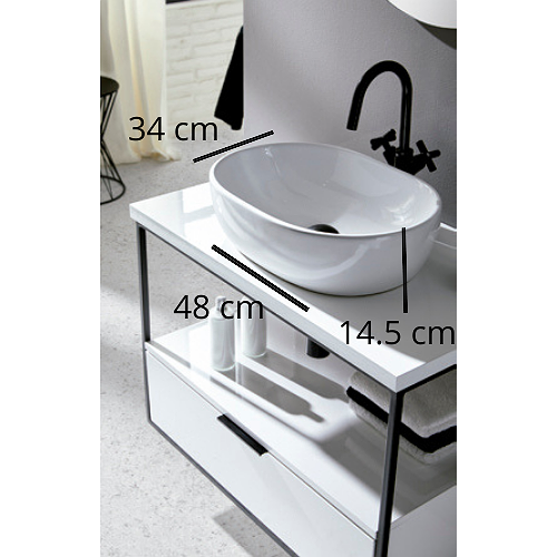 Medidas del lavabo