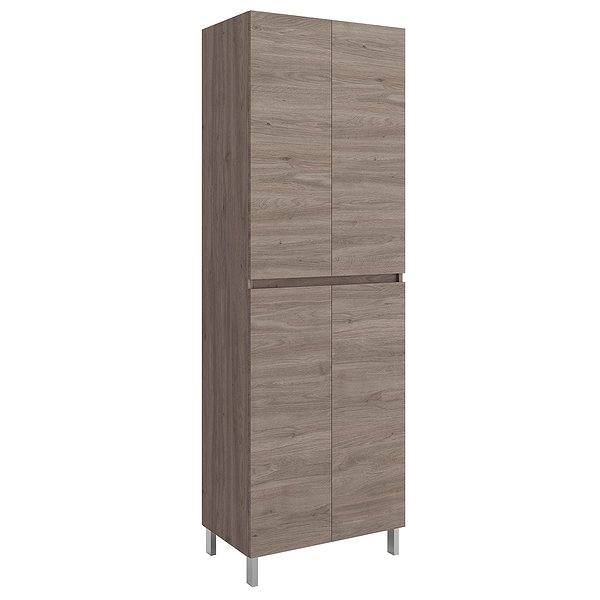 Columna de baño Infinity a suelo con patas 4 puertas 182 x 60 x 37 cm Salgar roble eternity