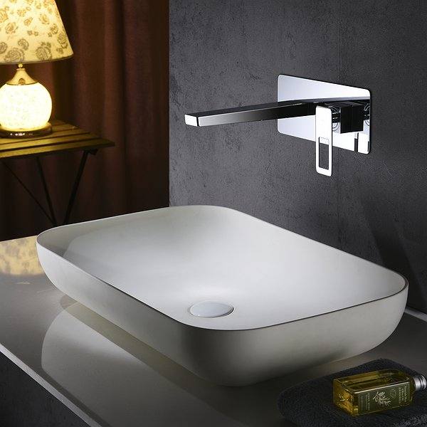 Grifo de lavabo monomando empotrado cromo Suecia de Imex