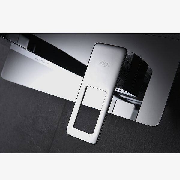 Grifo de lavabo monomando empotrado cromo Suecia de Imex