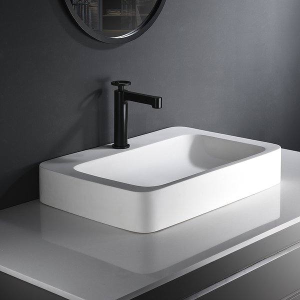 Ambiente grifo de lavabo monomando negro oro rosa 184x176 mm Olimpo de Imex