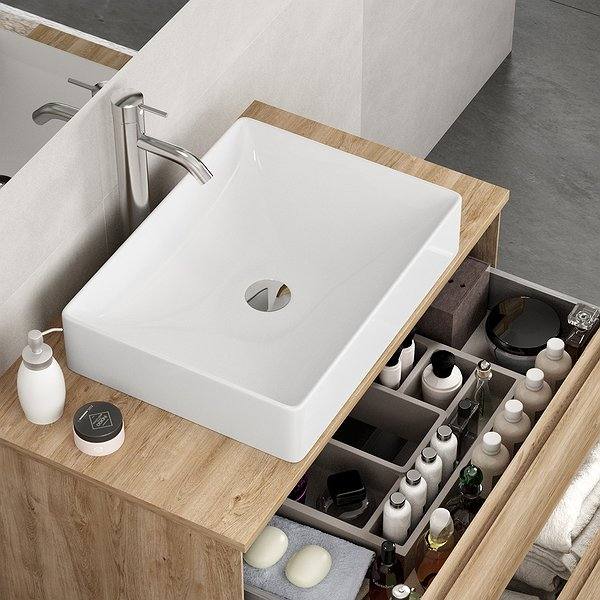 Lavabo sobre encimera Estambul cerámica de Coycama