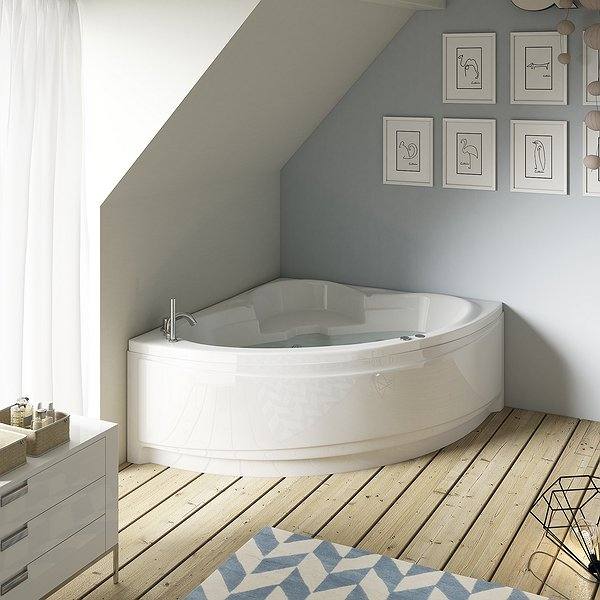 Bañera hidromasaje de acrílico Imperial 135 x 135 cm de Hidronatur