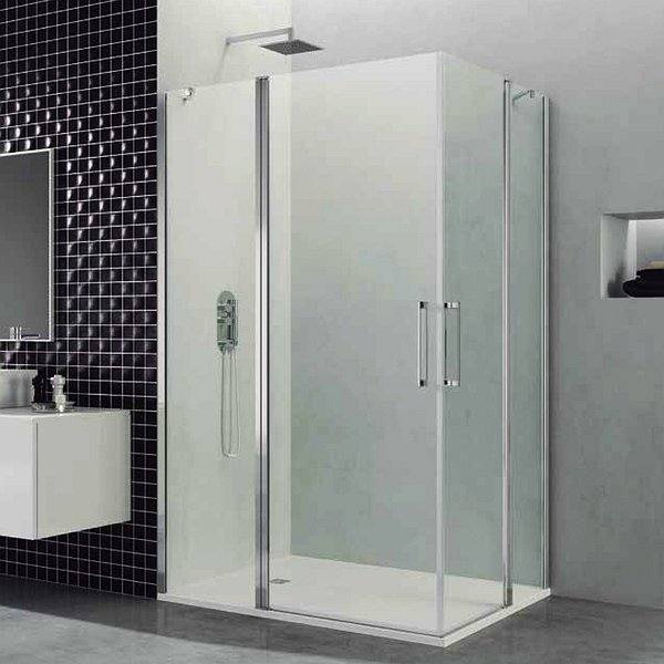 Mampara de ducha angular Open (Combi H) de GME 2 abatibles + 2 fijas