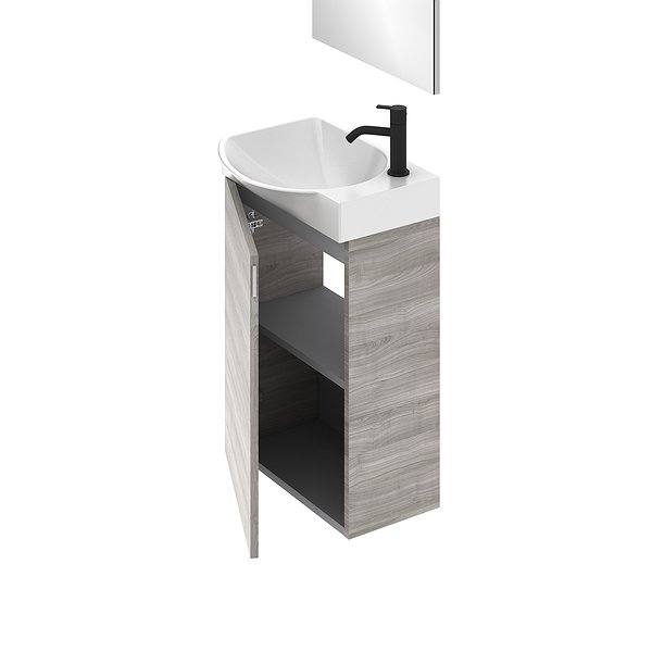 Puerta con estante interno
