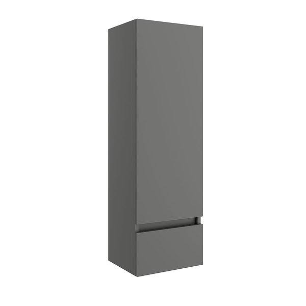 Colgar de baño Infinity suspendido 1 puertas y 1 cajón 94 x 30 x 24 cm Salgar blanco brillo