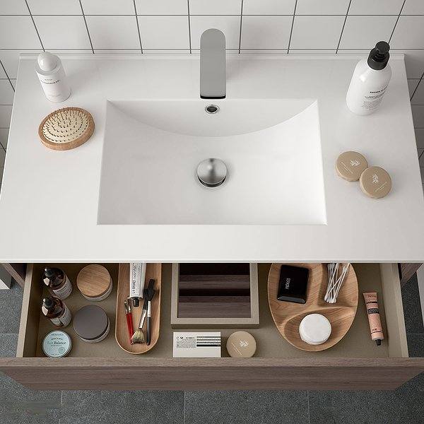 Cajón y lavabo