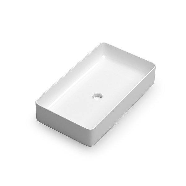 Lavabo Tre sobre encimera cerámica de Coycama