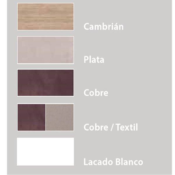 Acabados disponible columna Nilo Bruntec