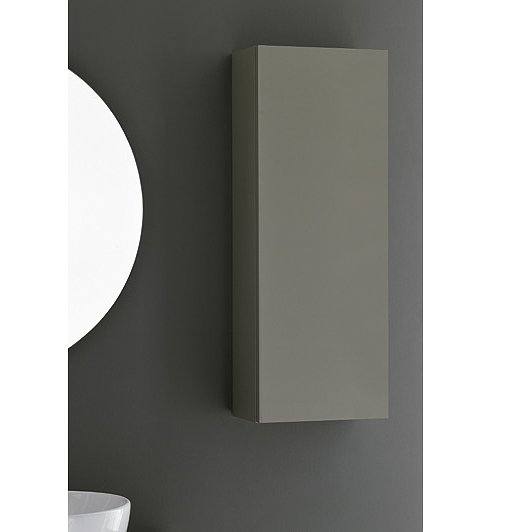 Columna auxiliar de baño Line acabado Montblanc 1 puerta 30 x 80 x 17 cm de Sanchís. Taupe.