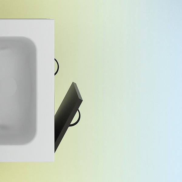 Lavabo cerámica blanco