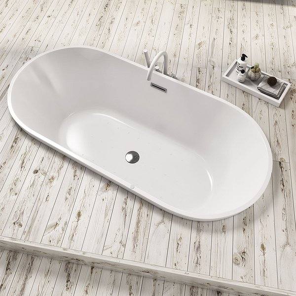 Bañera Curve encastrada ovalada acrílica varias medidas de Baños 10