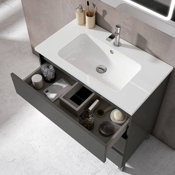 Detalle cajón mueble de baño Box