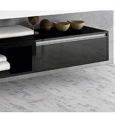 ajonera Bahía modular de Inve 60X46X25cm negro lacado + estantería Bahía 50x46x25cm
