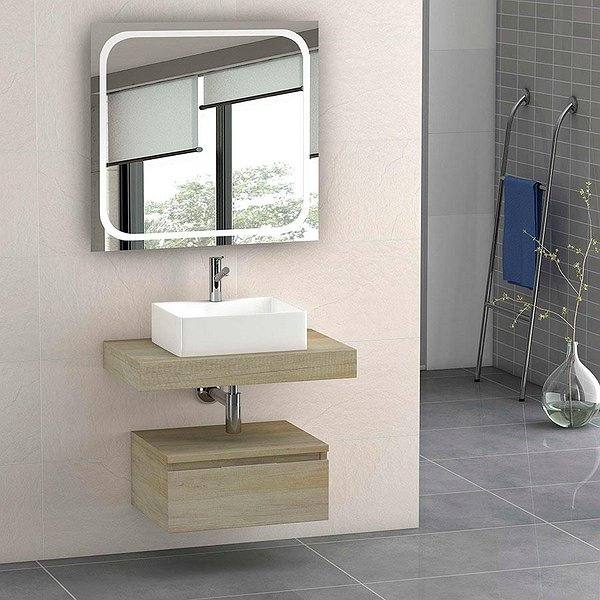 Ambiente Cajonera de baño Noa con tapa 60 cm de Bruntec