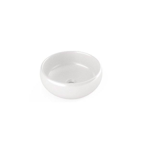 Lavabo Circular blanco brillo cerámica Campoaras
