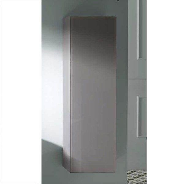 Columna de baño suspendida Glass Line de Sanchis 120x35x27cm taupe óptico