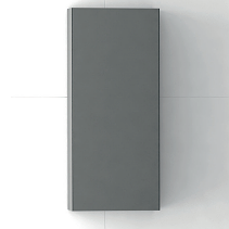 Colgar de baño Sigma 35x80x17cm de Coycama  gris mate