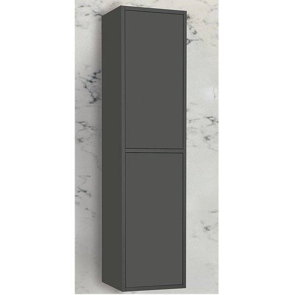 Columna de baño suspendida Milan de Inve 140x35x25cm antracita