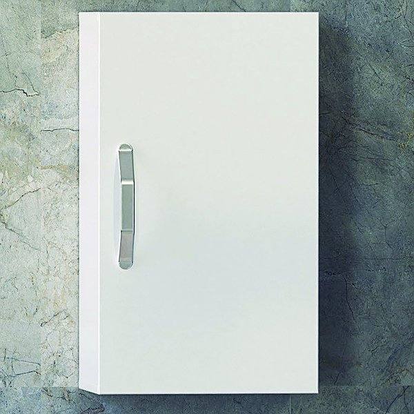 Columna de baño Neos suspendida 1 puerta blanco brillo 1 balda interior Campoaras