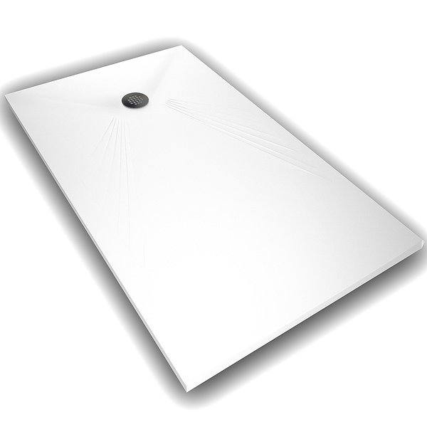Plato de ducha liso compac mármol estándar