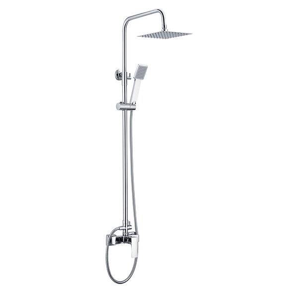 Conjunto de ducha monomando barra extensible cromado Bali de Imex