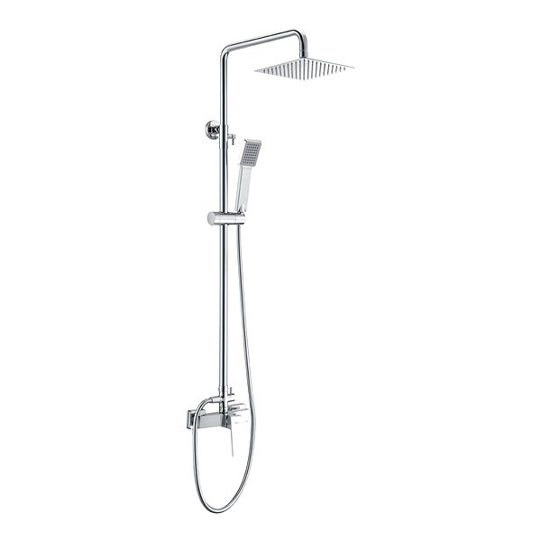 Conjunto de ducha monomando barra extensible cromado Art de Imex