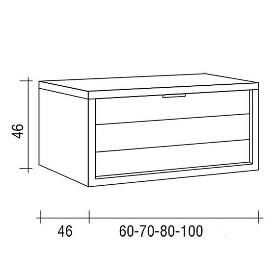 Croquis mueble Tino blanco|roble