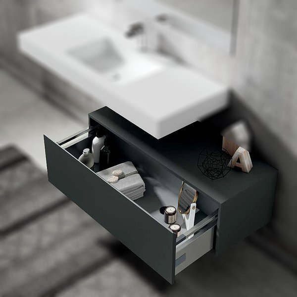 Ambiente Cajonera de baño Element con tapa (varias medidas) de Viso Bath